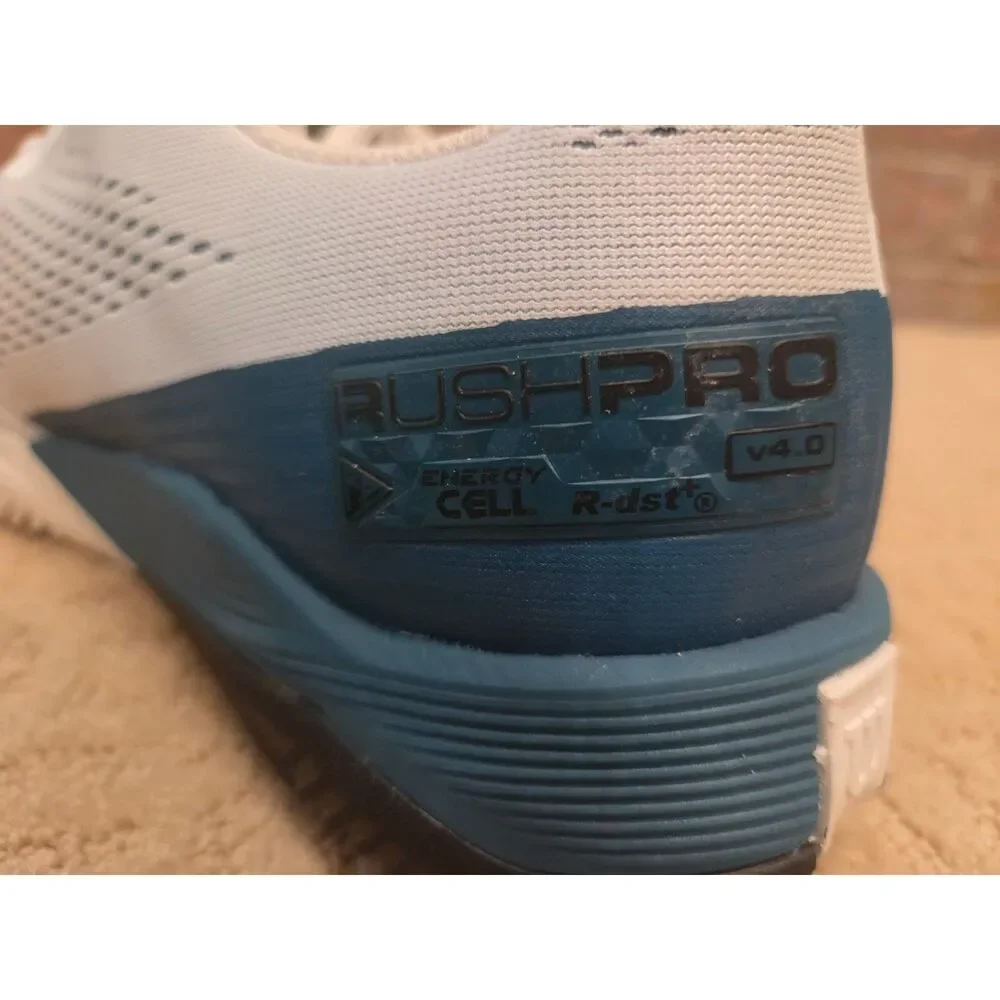 New Wilson Shoes Mens Size 11 White Blue Rush Pro 4.0 Tennis Ortholite